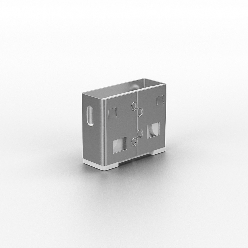 Lindy USB Port Blocker (without key) - Pack of 10, Colour Code: White – 3