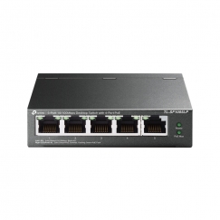 TP-Link TL-SF1005LP сетевой коммутатор Неуправляемый Fast Ethernet (10/100) Питание по Ethernet (PoE) Черный