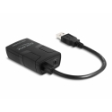 DeLOCK 64225 sarjamuunnin/-toistin/-eristin USB 2.0 Musta
