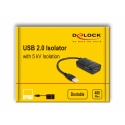 DeLOCK 64225 sarjamuunnin/-toistin/-eristin USB 2.0 Musta