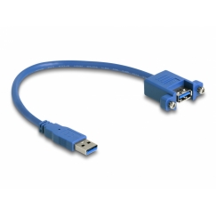 DeLOCK 86994 USB кабель USB 3.2 Gen 1 (3.1 Gen 1) 0,25 m USB A Синий
