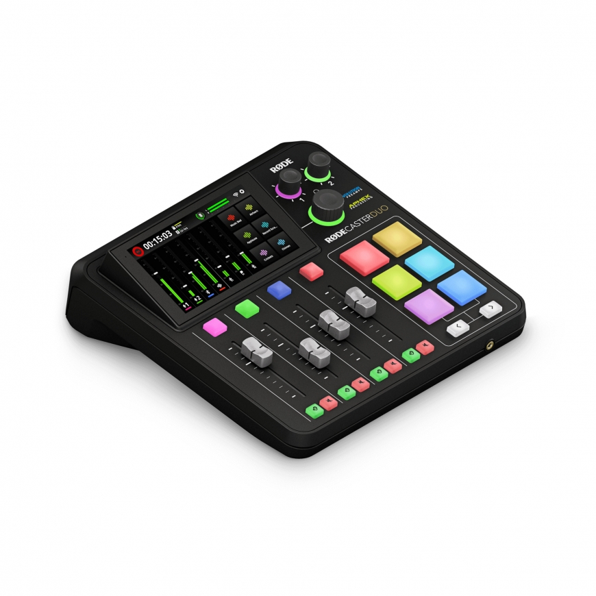 RØDE Caster Duo Melns 23 pogas