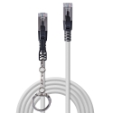 Lindy 1m Cat.6A S/FTP Locking Network Cable, Grey Lindy 1m Cat.6A S/FTP Locking Network Cable, Grey