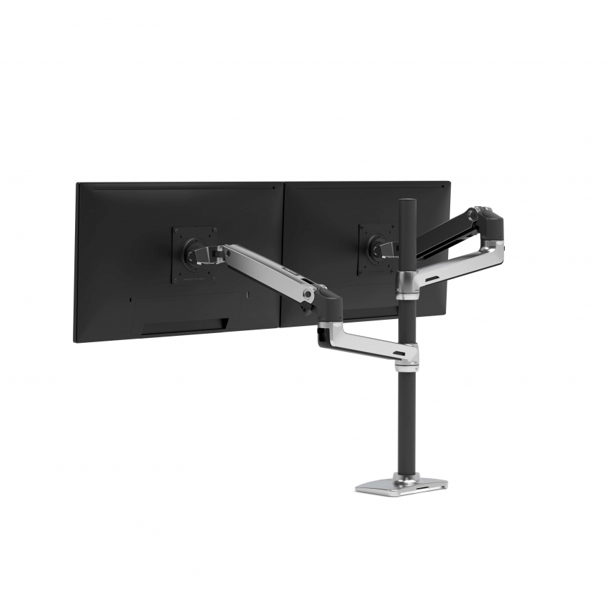 Ergotron LX Series LX Dual Stacking Arm Tall Pole 101,6 cm (40") Stalas Aliuminis – 3