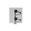 Ergotron LX Series LX Dual Stacking Arm Tall Pole 101.6 cm (40") Desk Aluminium