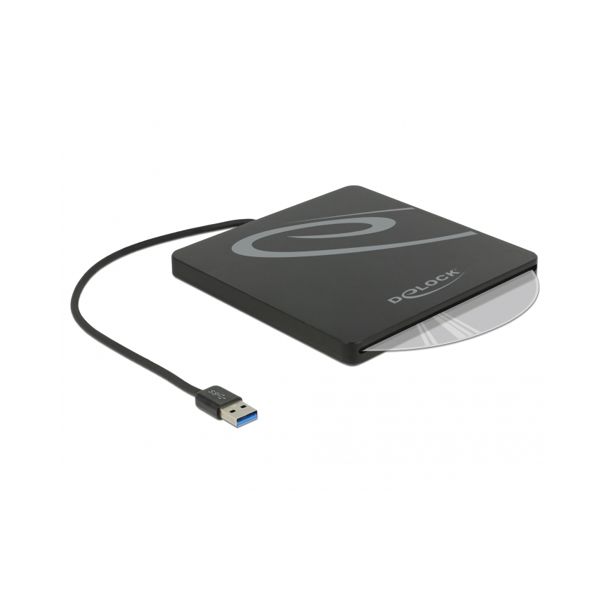 DeLOCK 42604 ODD-ümbris 13,3 cm (5.25") SATA III Must