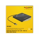 DeLOCK 42604 ODD-ümbris 13,3 cm (5.25") SATA III Must DeLOCK 42604 ODD-ümbris 13,3 cm (5.25") SATA III Must