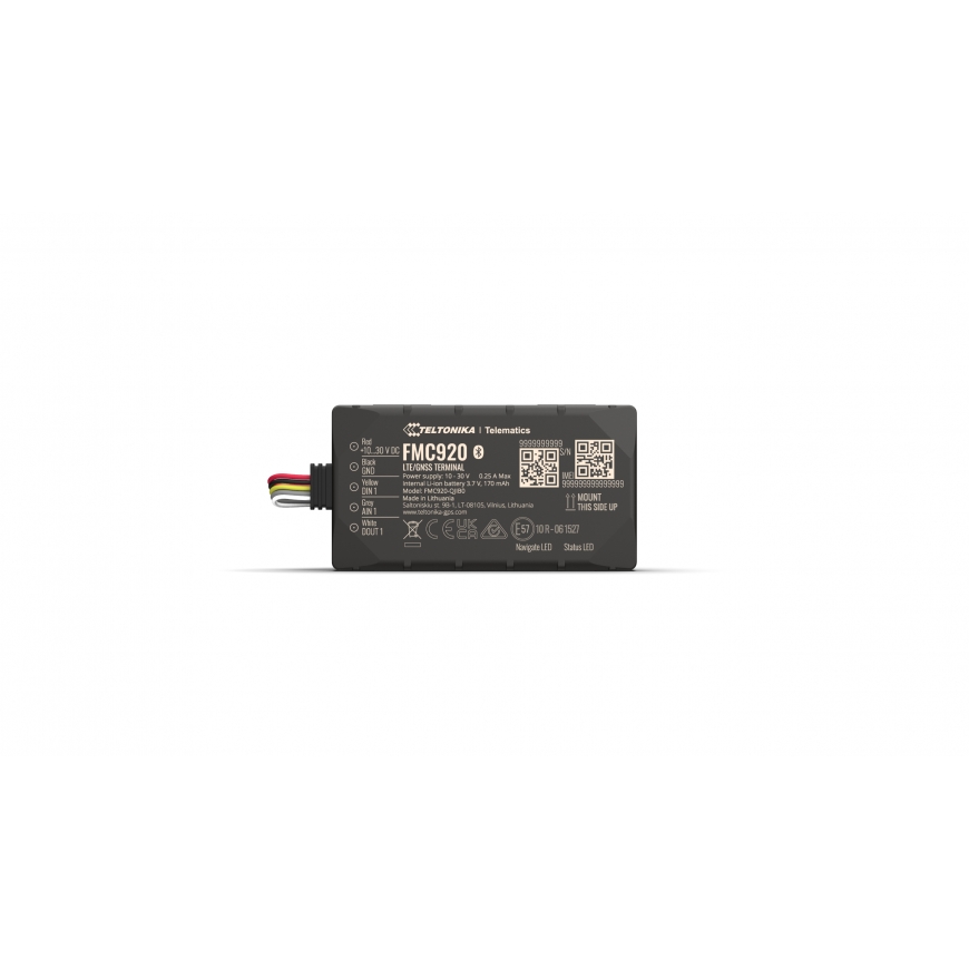 Teltonika FMC920-QKIB0 Universalus GPS seklys Juoda – 2