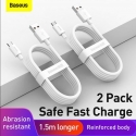 Baseus TZCAMZJ-02 USB cable 1.5 m USB A Micro-USB B White Baseus TZCAMZJ-02 USB cable 1.5 m USB A Micro-USB B White