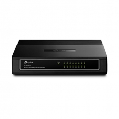 TP-Link TL-SF1016D Неуправляемый Fast Ethernet (10/100) Черный