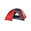 Hannah Outdoor Covert 3 WS vaelluskupoliteltta, 3 henkilöä, mandariininpunainen/tumma varjo
