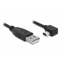 DeLOCK 82681 USB kabelis 1 m USB A Mini-USB B Juoda