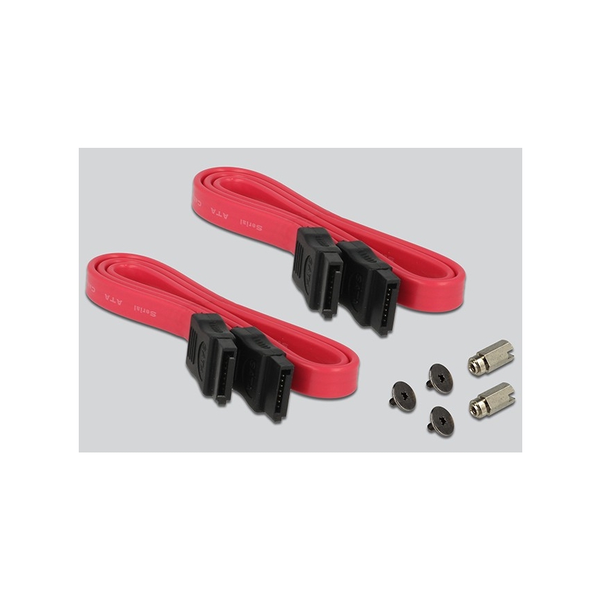DeLOCK 2x 67-pin M.2 key B - 2x SATA 7-pin liidesekaart/adapter Sisemine – 4