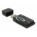 DeLOCK 91602 karšu lasītājs USB 2.0 Melns DeLOCK 91602 karšu lasītājs USB 2.0 Melns