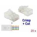 DeLOCK 86451 wire connector RJ-45 Transparent DeLOCK 86451 wire connector RJ-45 Transparent