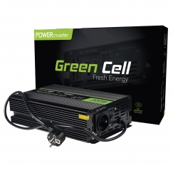 Green Cell INV07 toiteadapter ja vaheldi Automaatne 300 W Must