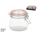 Hermētiska burka 500 ml, 10,5 x 11 x 14 cm, KITCHEN&GO Hermētiska burka 500 ml, 10,5 x 11 x 14 cm, KITCHEN&GO