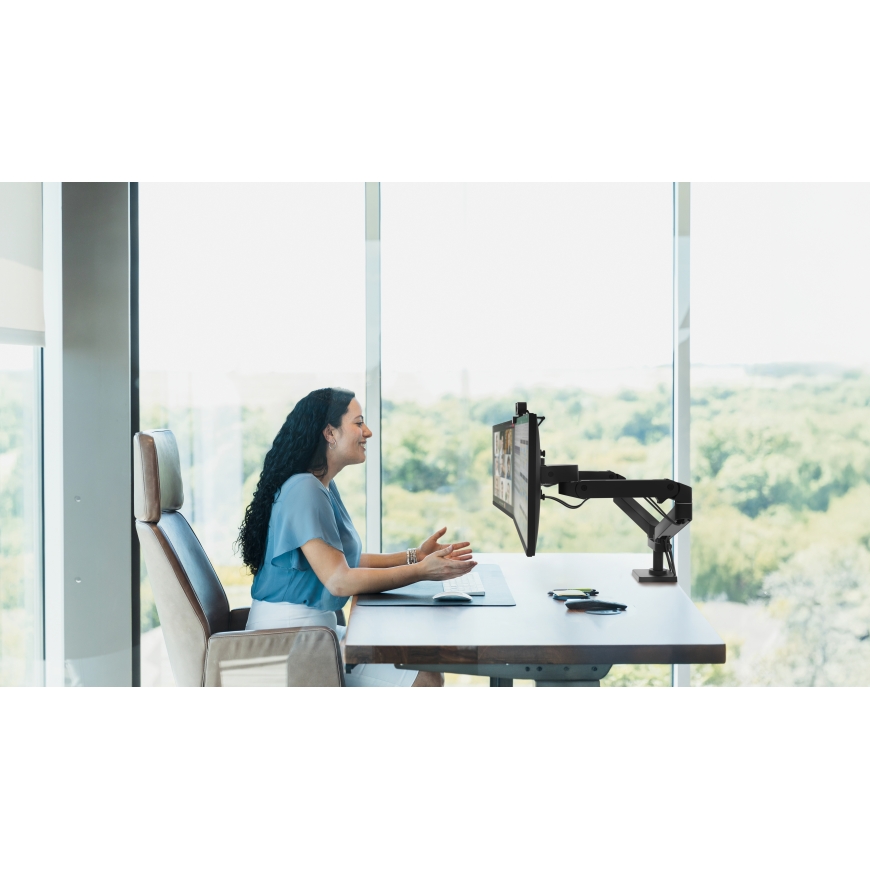 Ergotron LX Pro Series 45-686-292 monitora stiprinājums un statīvs 68,6 cm (27") Galds Melns – 3