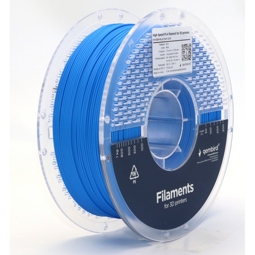 Gembird 3DP-PLA1.75HY-01-B 3D printēšanas materiāls