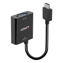 Lindy 38291 videokaapeli-adapteri 0,1 m HDMI-tyyppi A (vakio) VGA (D-Sub) Musta Lindy 38291 videokaapeli-adapteri 0,1 m HDMI-tyyppi A (vakio) VGA (D-Sub) Musta