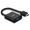 Lindy 38291 видео кабель адаптер 0,1 m HDMI Тип A (Стандарт) VGA (D-Sub) Черный Lindy 38291 видео кабель адаптер 0,1 m HDMI Тип A (Стандарт) VGA (D-Sub) Черный