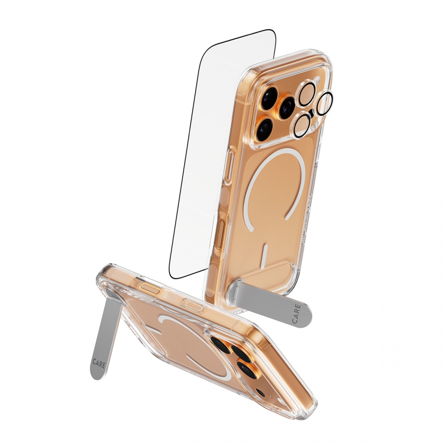 PanzerGlass ® | CARE by ® 3-in-1 Feature Kick Bundle iPhone 17 Pro