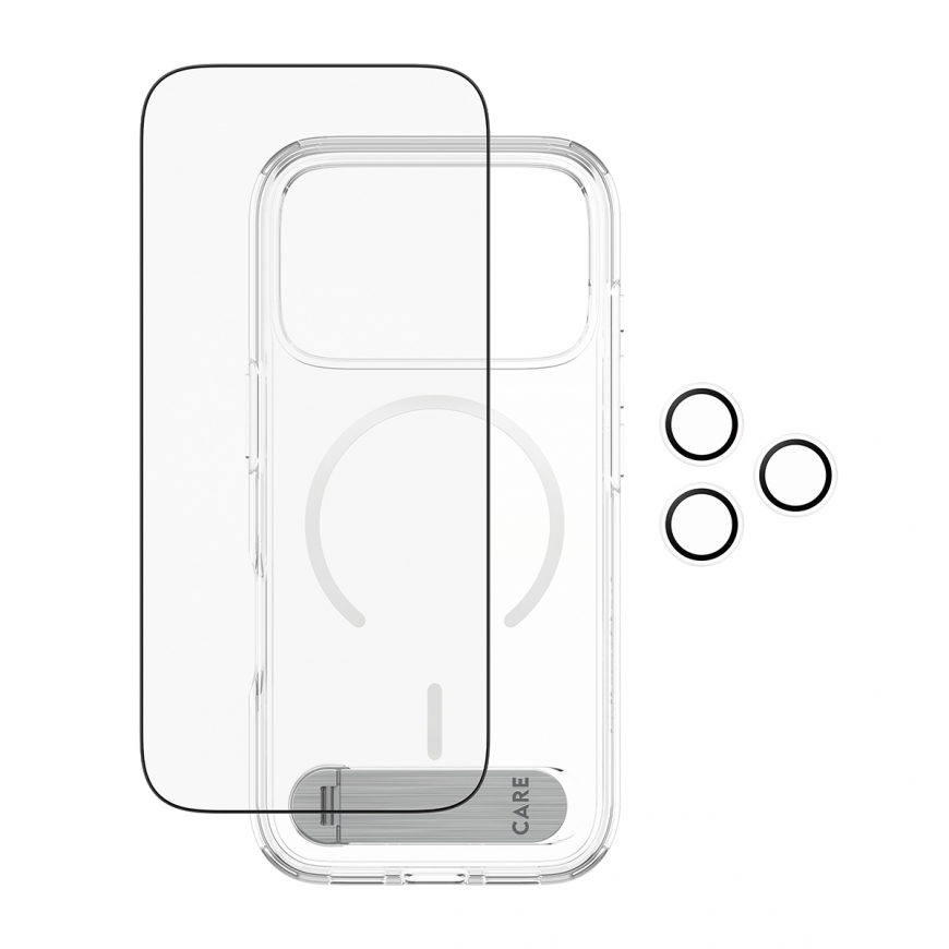 PanzerGlass ® | CARE by ® 3-in-1 Feature Kick Bundle iPhone 17 Pro Kirkas näytönsuoja Apple 1 kpl – 4