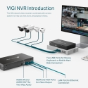 TP-Link VIGI NVR1008H verkkovideotallennin 1U Musta TP-Link VIGI NVR1008H verkkovideotallennin 1U Musta