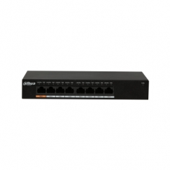 Dahua Technology PFS3008-8GT-96 network switch Unmanaged L2 Gigabit Ethernet (10/100/1000) Power over Ethernet (PoE) Black