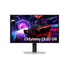 Samsung S32FG810SU kompiuterio monitorius 81,3 cm (32") 2160 x 3840 pikseliai 4K Ultra HD OLED Sidabras