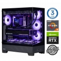 INTOP Ryzen 5 7500F 16GB DDR5 1TB SSD M.2 NVME+4TB RTX5060Ti 16GB ilman käyttöjärjestelmää