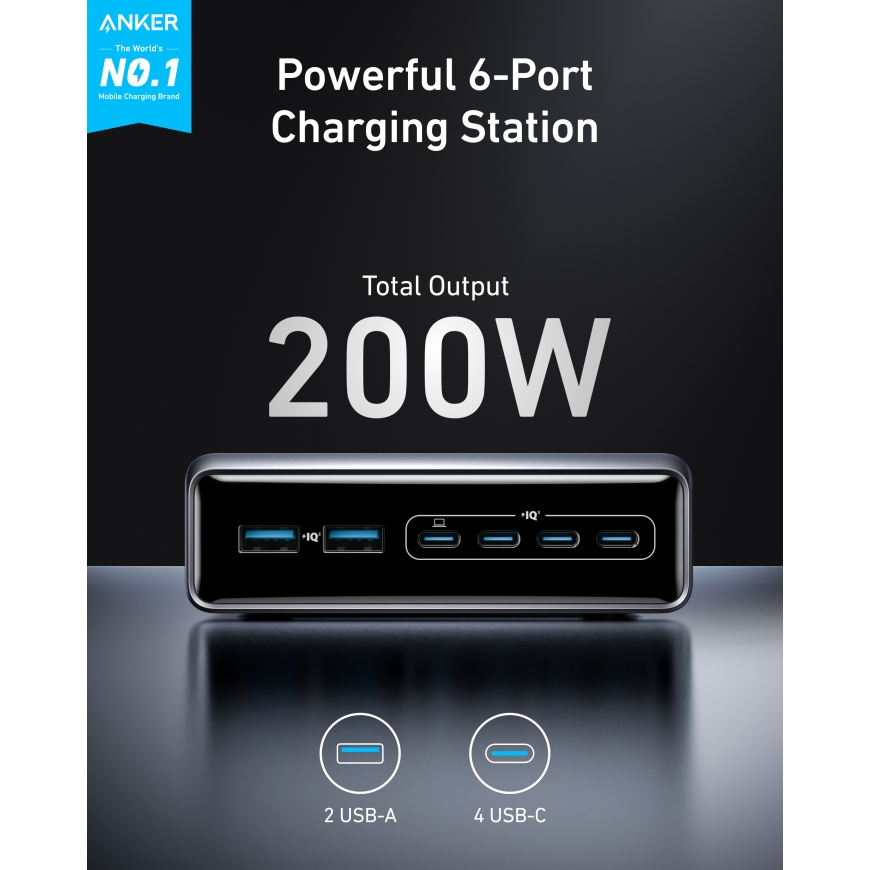 Anker A2683341 mobile device charger Universal Black Fast charging Indoor – 2
