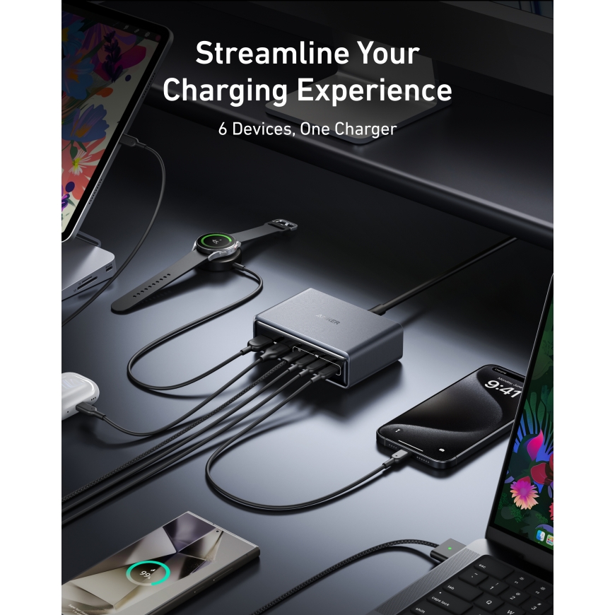 Anker A2683341 mobile device charger Universal Black Fast charging Indoor – 4