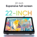 XPPen Artist 22 Plus графический планшет Черный 5080 lpi 409 x 230 mm USB