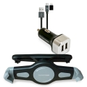 RealPower Tablet Car Set Zubehoer-Set fuer Tablets Active holder Tablet/UMPC Black, Silver RealPower Tablet Car Set Zubehoer-Set fuer Tablets Active holder Tablet/UMPC Black, Silver