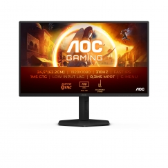 AOC G4 25G4SXU monitori 62,2 cm (24.5") 1920 x 1080 pikseļi Full HD LED Melns, Pelēks