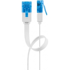 Goobay 96347 verkkokaapeli Valkoinen 5 m Cat6a U/UTP (UTP)
