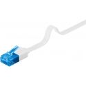 Goobay CAT 6A Flat Patch Cable U/UTP, white Goobay CAT 6A Flat Patch Cable U/UTP, white