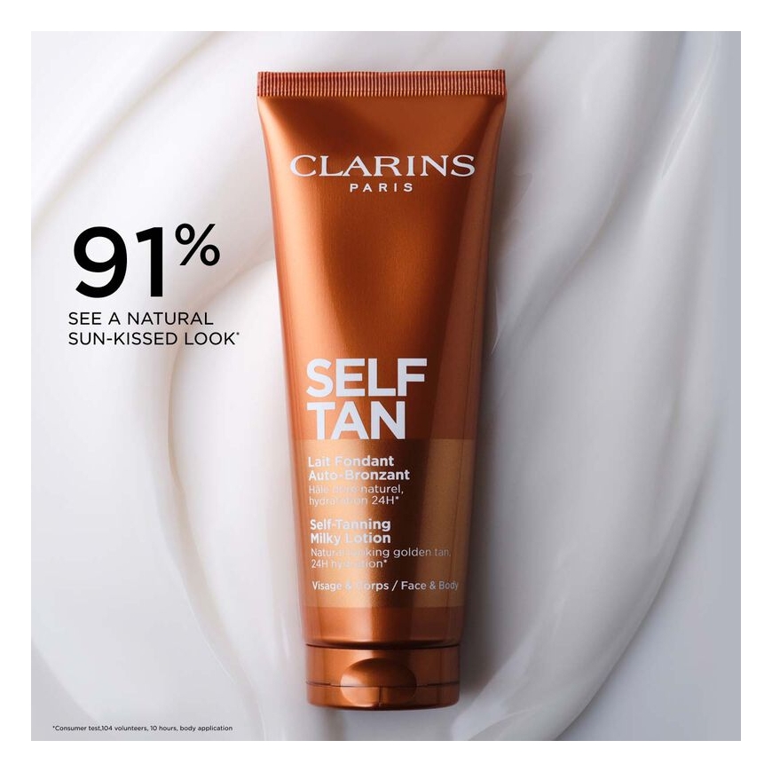 Clarins Self-tanning dark milk Losjonas 125 ml Natūralus Veidui ir kūnui – 3
