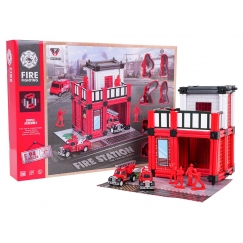 RoGer Fire Station Play Set With Vehicles and Figures