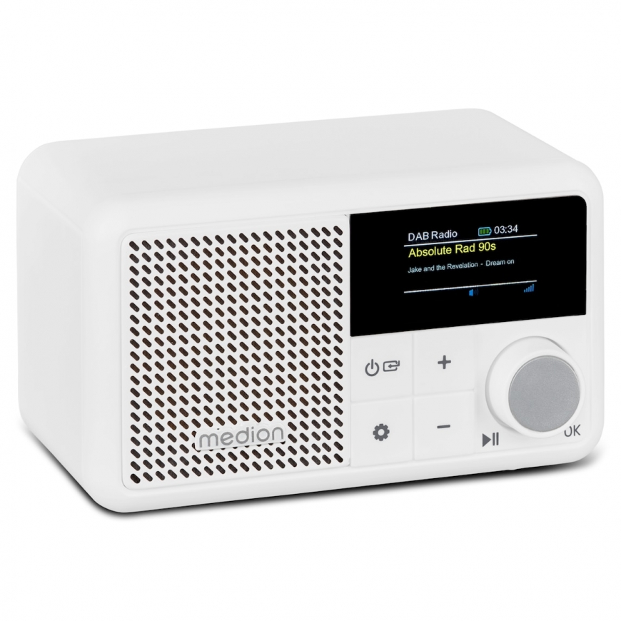 MEDION LIFE S66822 Tragbares Портативный Цифровой Белый – 3