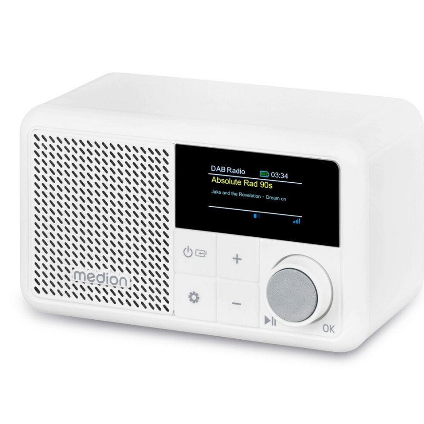 MEDION LIFE S66822 Tragbares Портативный Цифровой Белый – 5