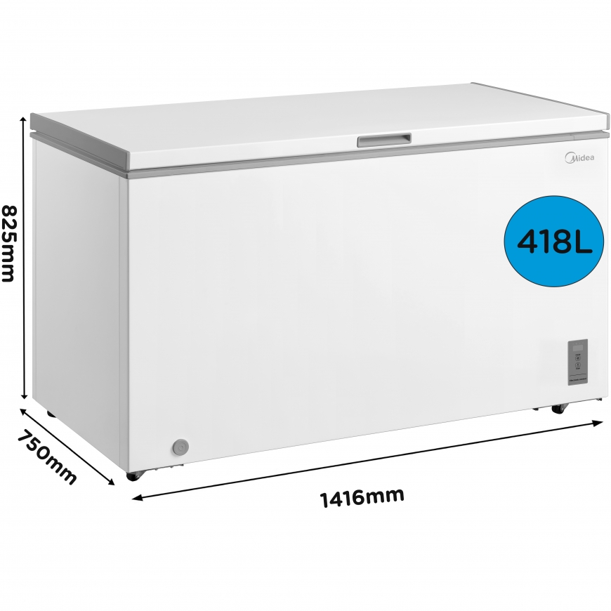Midea MDRC564FZE01 freezer Chest freezer Freestanding 418 L White – 5