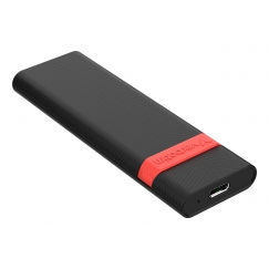 Verbatim 32261 kõvakettaboks Kõvaketta korpus Must, Punane M.2 Toide USB kaudu