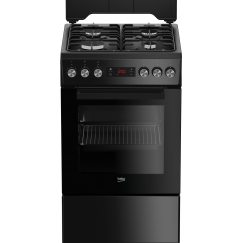 Beko FSE52321DBD pliit Eraldiseisev pliit Elektriline Gaas Must
