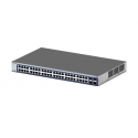NETGEAR GS748Tv6 Valdomas L2/L3/L4 Gigabit Ethernet (10/100/1000) Juoda, Pilka