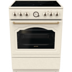 Gorenje GECS6B70CLI Brīvi stāvoša plīts Keramika Bēšs