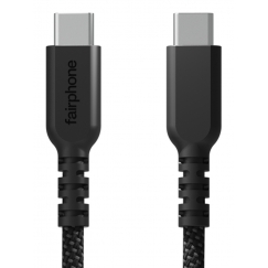 Fairphone ACCABL-2CC-WW1 USB cable USB 2.0 1 m USB C Black