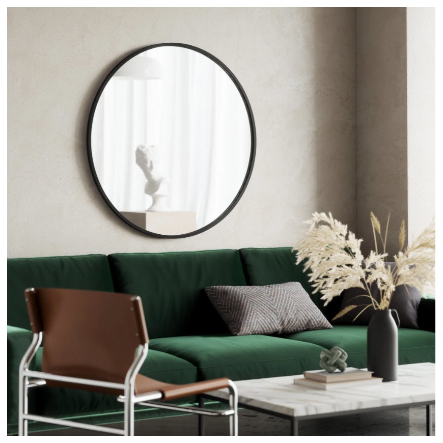 Umbra Hub wall mirror Round Black – 2