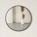 Umbra Hub wall mirror Round Black Umbra Hub wall mirror Round Black
